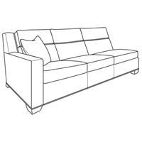 Cornerstone Motion Compatible LAF Sofa