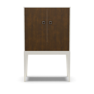 Details Bar Cabinet with Mirrored Back Panel