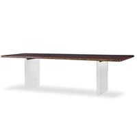 86" Guan Slab Dining Table - Acrylic Base