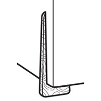 Tall Runner Textured Brass