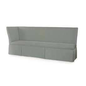 Layla 29" to 48" Skirted LAF Corner Banquette