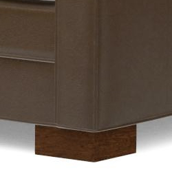 Maple or Oak 6" Block Foot