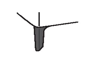 Metal Taper Dark Bronze