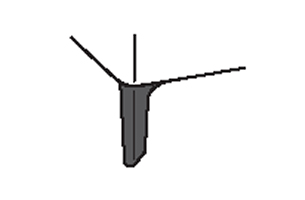 Metal Taper Dark Bronze