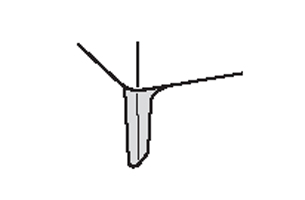 Metal Taper Polished Nickel