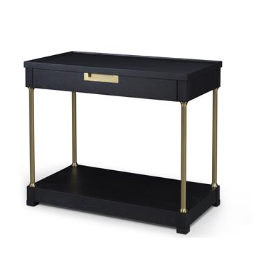 Cadence Single Drawer Nightstand - Mocha