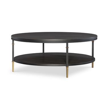 Monterey Round Cocktail Table - Hawthorne Dark