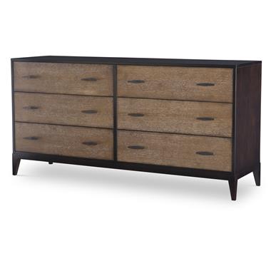 Details I Six Drawer Low Dresser