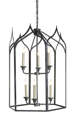 Cathedral Lantern - Light Verdigris