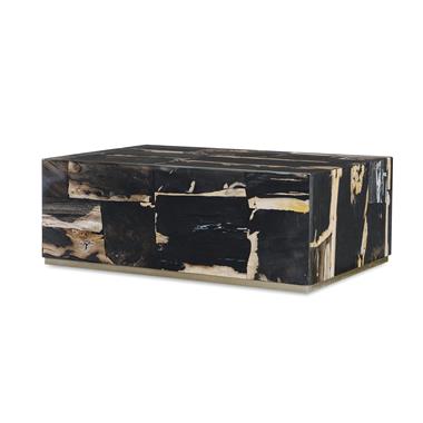 Boca Pointe Petrified Wood Cocktail Table
