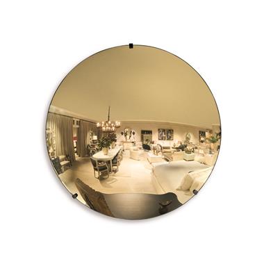 Rive Gauche Convex Mirror - Gold